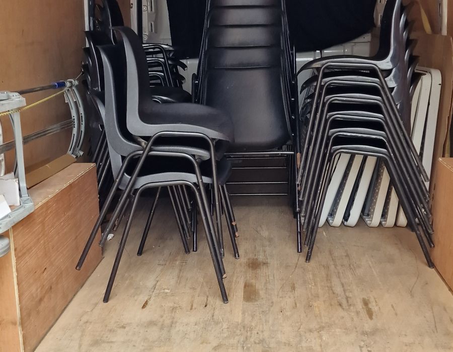 Building site office move.