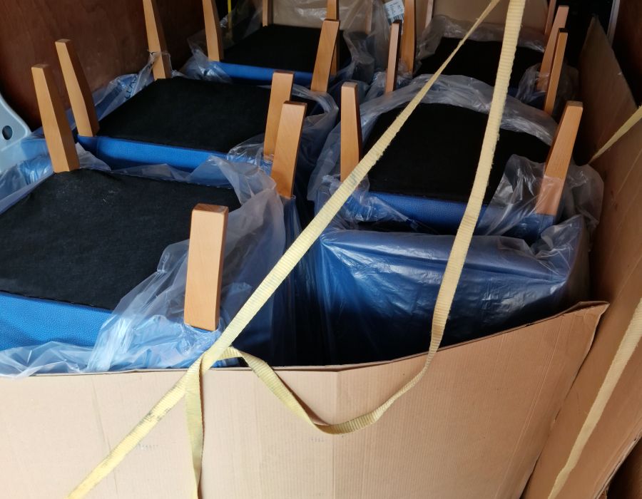 New chairs for a nursing home.
