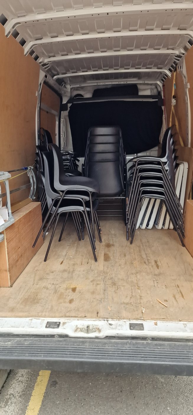 Building site office move.